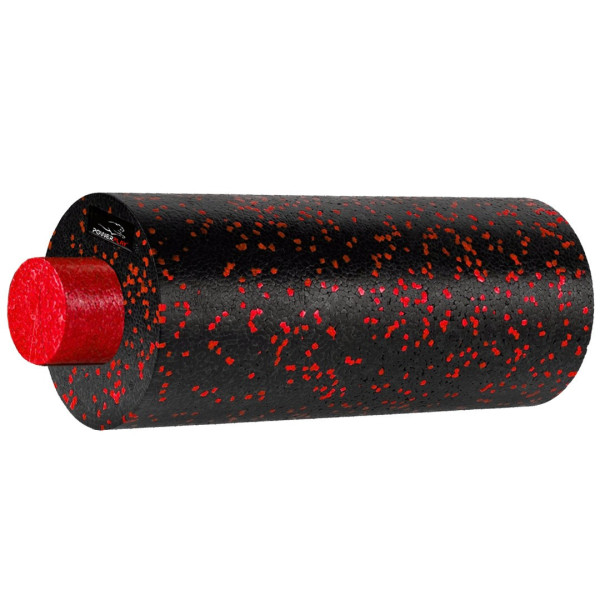 Масажний набір PowerPlay PP_4015 EPP Foam Roller Set 4in1 (2-ва роли + 2-ва м'ячі) Чорно-червоний