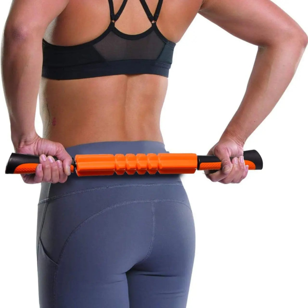Масажний набір PowerPlay PP_4015 EPP Foam Roller Set 4in1 (2-ва роли + 2-ва м'ячі) Чорно-червоний