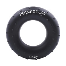 Еспандер кистьовий PowerPlay PP-4338 Hard 30 кг силіконовий чорний