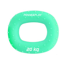 Еспандер кистьовий PowerPlay PP-4337 20 кг силіконовий зелений