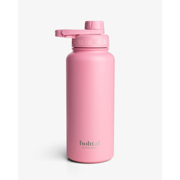Пляшка для води металева з подвійною вакуумною ізоляцією Bohtal Insulated Sports Bottle 960 ml/32 oz Pink