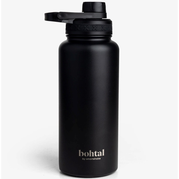 Пляшка для води металева з подвійною вакуумною ізоляцією Bohtal Insulated Sports Bottle 960 ml/32 oz Black