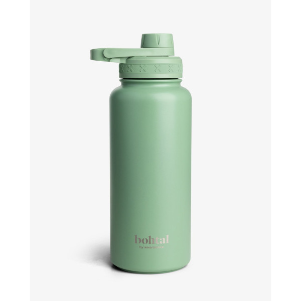 Пляшка для води металева з подвійною вакуумною ізоляцією Bohtal Insulated Sports Bottle 960 ml/32 oz Green
