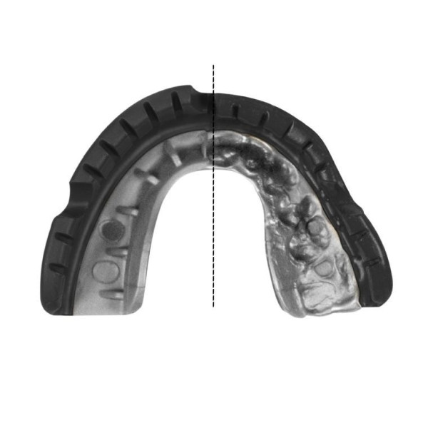 Капа OPRO Gold Braces під брекети доросла (вік 11+) Blackl/Silver(art.102518001)