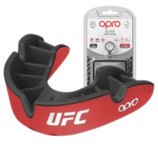 Дитяча капа OPRO Silver UFC ufc.102515002 термопластик з чохлом Red Black