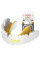 Капа OPRO Gold Braces під брекети доросла (вік 11+) White/Gold (art.102506004)