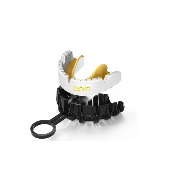 Капа OPRO Gold Braces під брекети доросла (вік 11+) White/Gold (art.102506004)