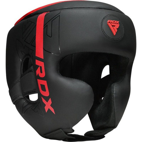 Боксерський шолом RDX F6 KARA Matte Red L