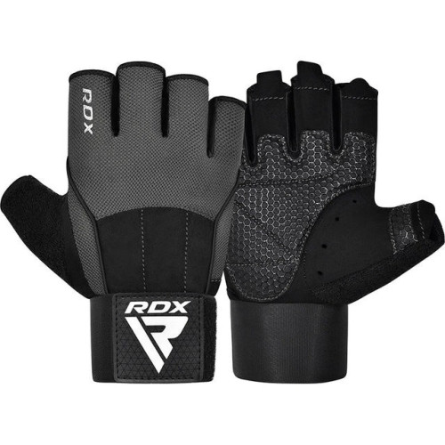 Рукавички для фітнесу RDX W3 GREY WITH EVA PADDING-M