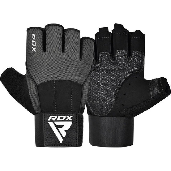Рукавички для фітнесу RDX W3 GREY WITH EVA PADDING-M