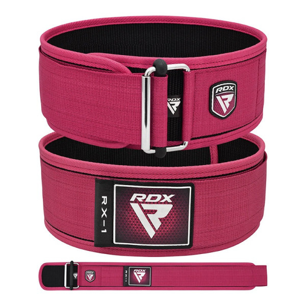 Пояс для важкої атлетики RDX RX1 Weight Lifting Belt PINK-XS
