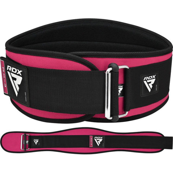 Пояс для важкої атлетики RDX RX3 EVA Curve неопреновий SHARP PINK-XS