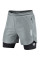 Компресійні шорти для RDX MMA T16 2-в-1 GREY/BLACK-L