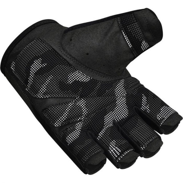 Рукавички для фітнесу RDX T2 Half Black PLUS-S