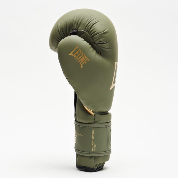 Боксерські рукавиці Leone GN059G MILITARY EDITION Green 16 унцій (капу в комплекті)