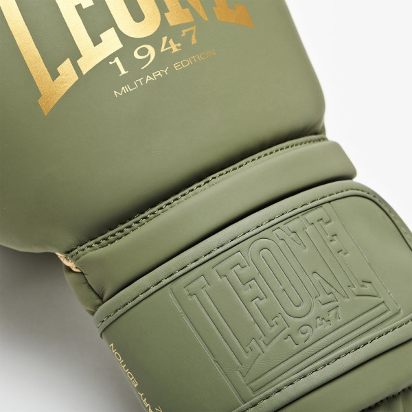 Боксерські рукавиці Leone GN059G MILITARY EDITION Green 16 унцій (капу в комплекті)