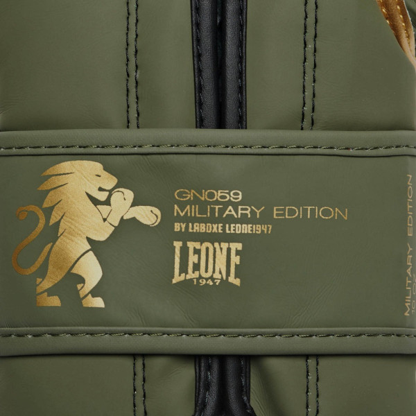 Боксерські рукавиці Leone GN059G MILITARY EDITION Green 16 унцій (капу в комплекті)