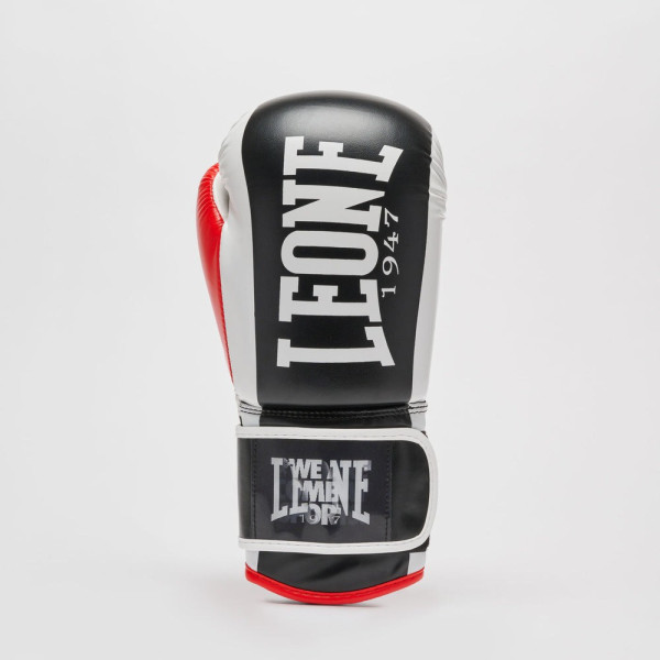 Боксерські рукавиці Leone GN333 LOGO WACS Black 10 унцій (капу в комплекті)