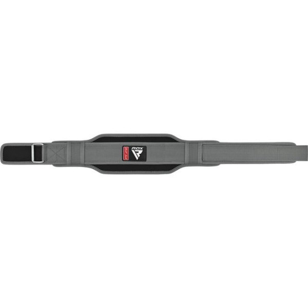 Пояс для важкої атлетики RDX RX5 Double Belt неопреновий Grey S