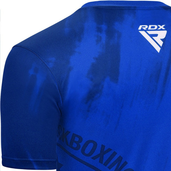 Спортивна футболка RDX WAKO T1 з короткими рукавами Blue L