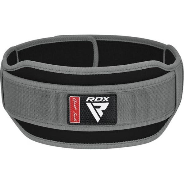 Пояс для важкої атлетики RDX RX5 Double Belt неопреновий Grey L