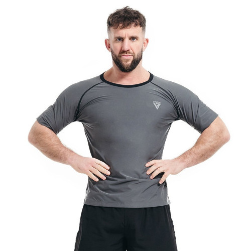 Чоловіча футболка RDX M1 з ефектом сауни Grey M