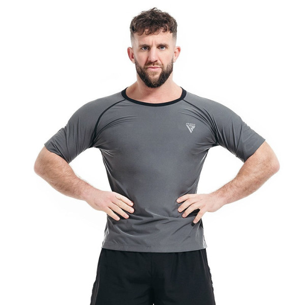 Чоловіча футболка RDX M1 з ефектом сауни Grey M
