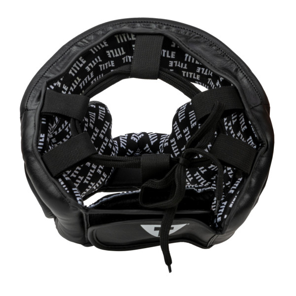 Боксерський шолом TITLE Classic Full Coverage Training Headgear 2.0 Black M (капа в комплекті)