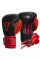 Боксерські рукавиці TITLE Boxing All Heart Bag Gloves 2.0 Black/Red 10 oz (бинти 4м. в комплекті)