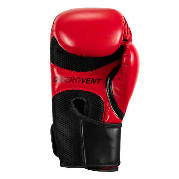 Боксерські рукавиці TITLE Boxing Vegan Gloves Red/Black 12 oz (капа в комплекті)