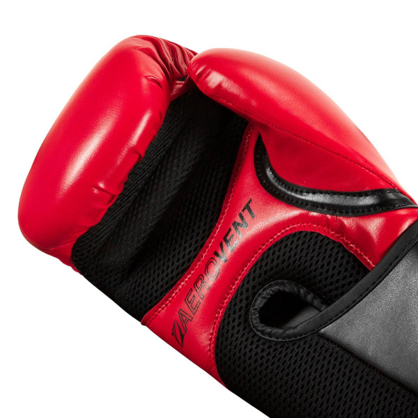Боксерські рукавиці TITLE Boxing Vegan Gloves Red/Black 12 oz (капа в комплекті)