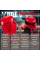 Боксерські рукавиці TITLE Boxing Vegan Gloves Red/Black 14 oz (капа в комплекті)