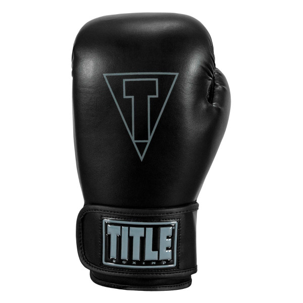 Боксерські рукавиці TITLE Boxing Vegan Gloves Black 12 oz.