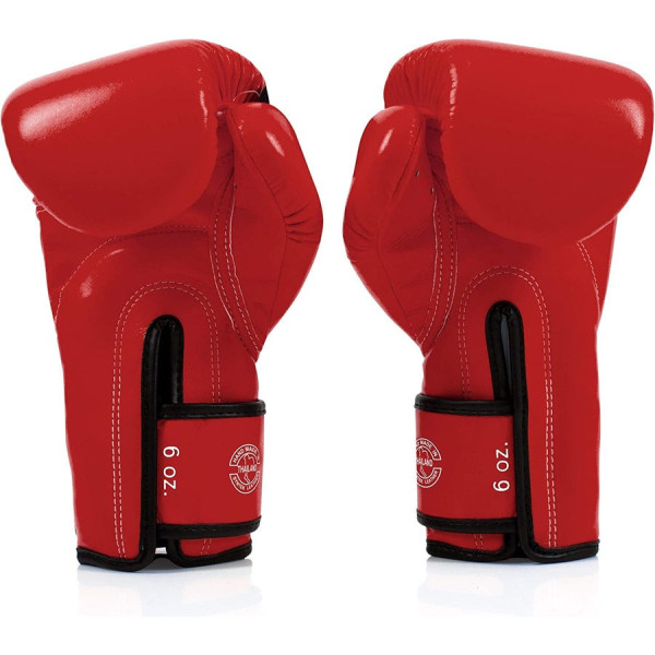 Боксерські рукавиці Fairtex BGV14 Red 12 унцій (бинти в комплекті)