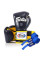 Боксерські рукавиці Fairtex BGV9 Mexican Blue/Yellow 18 унцій (бинти в комплекті)