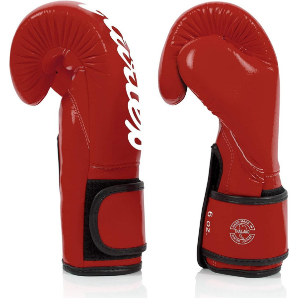 Боксерські рукавиці Fairtex BGV14 Red 10 унцій (бинти в комплекті)