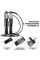 Скакалка з лічильником PowerPlay 4215 Jump Rope With Counter Чорно/Сіра 2.75 см.