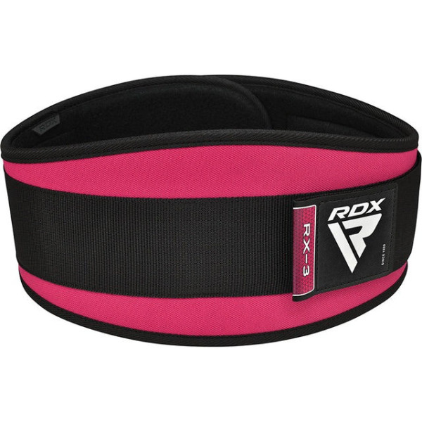 Пояс для важкої атлетики RDX RX3 EVA Curve неопреновий SHARP PINK-M