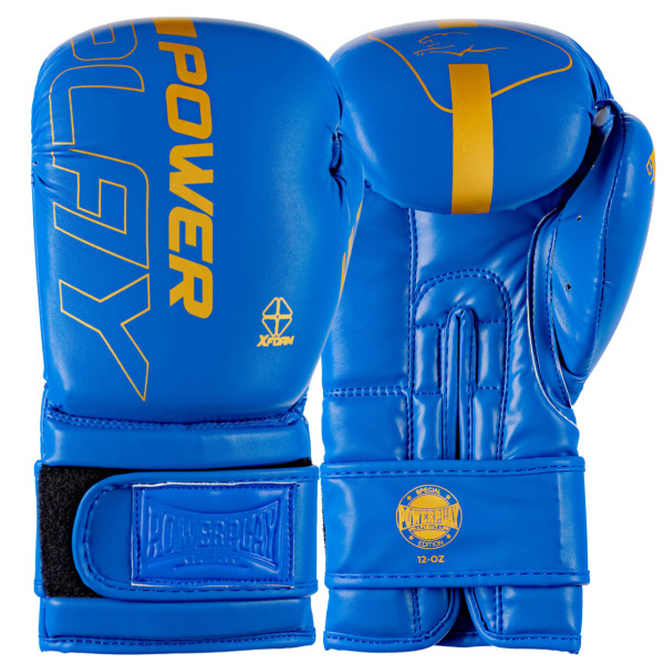 Боксерські рукавиці PowerPlay 3089 Alpha Сині 16 унцій