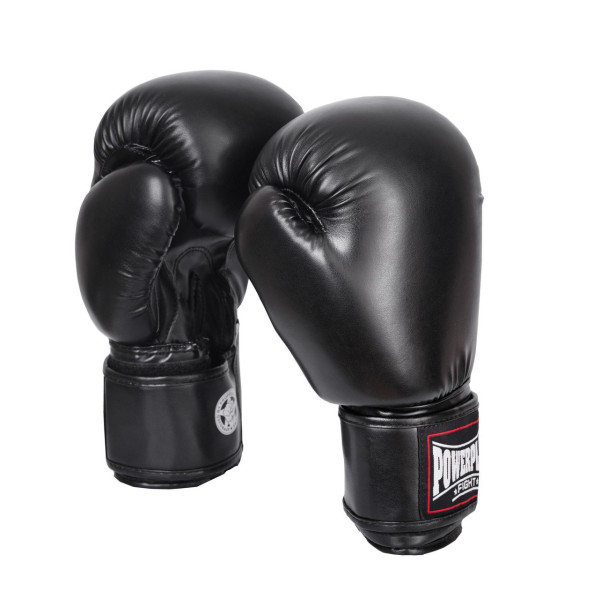 Боксерські рукавиці PowerPlay 3004 Classic Чорні 6 унцій