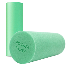 Масажний ролик PowerPlay PP_4021_Green гладкий зелений 30х15 см