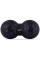 Масажний м'яч подвійний PowerPlay PP-4352 Epp foam peanut ball (d8*16cm.) Чорно/Фіолетовий
