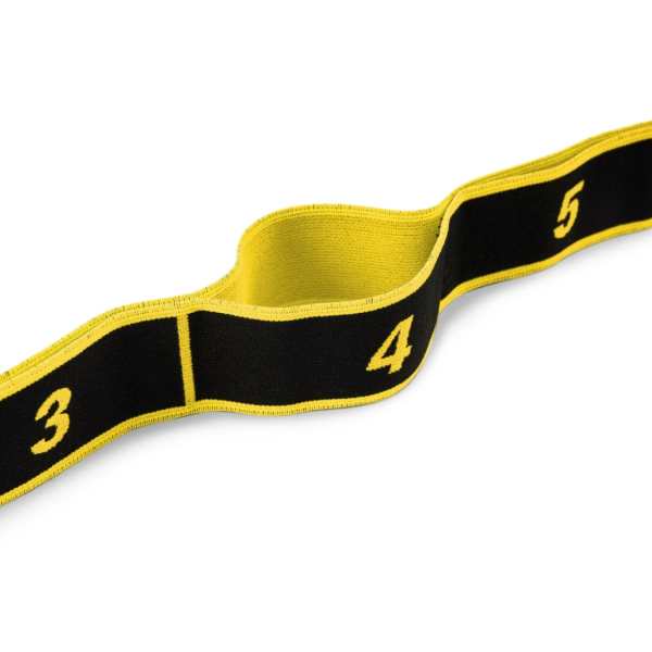 Еспандер з петлями для розтяжки PowerPlay PP_4311 Fitness Band Жовта (88*4см.)