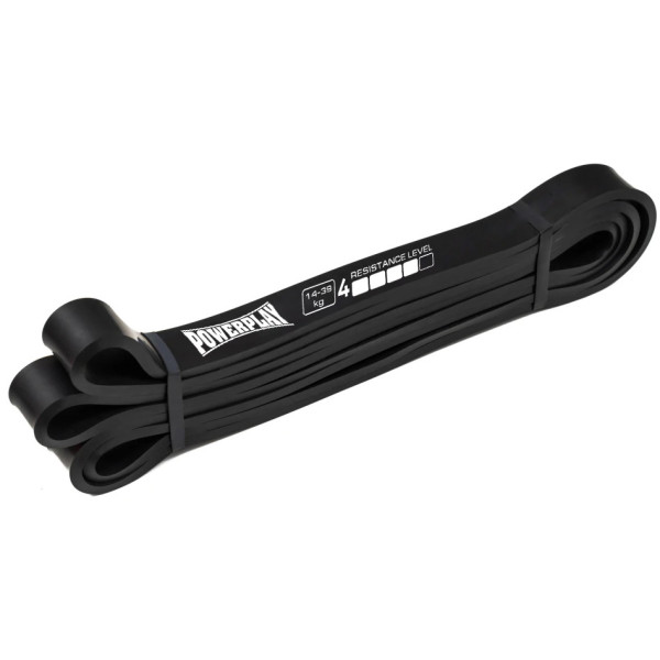 Еспандер-петля (гумка для фітнесу і кроссфіту) PowerPlay 4117 Power Band Чорна (14-39kg)