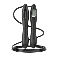 Скакалка з лічильником PowerPlay 4216 Jump Rope Чорна 2.8 см.