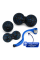 Набір масажних м'ячиків PowerPlay 4007 EPP Massage Ball Чорно-Сині (3 шт.)