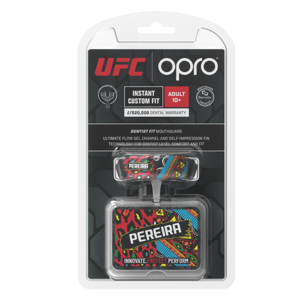 Капа OPRO UFC Fighter Collection Alex Pereira доросла (вік 11+) Black (art.102529006)