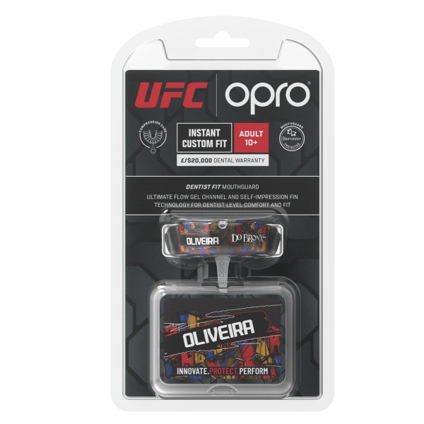 Капа OPRO UFC Fighter Collection Oliveira доросла (вік 11+) Black (art.102529009)