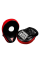 Лапи боксерські TITLE Boxing Incredi-Ball Leather Punch Mitts 2.0 Black/Red