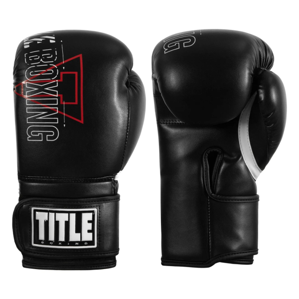 Боксерські рукавиці TITLE DYNAMIC STRIKE HEAVY BAG GLOVES Black 12 oz